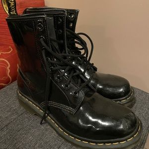 Dr. Martens 1460 Black Boot Patent